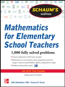 Image for Schaum's Outline of Mathematics for Elementary School Teachers