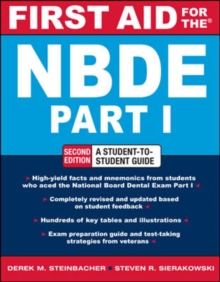Image for FIRST AID FOR THE NBDE PART 1 2/E