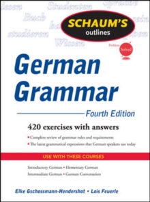 Image for Schaum's Outline of German Grammar, 4ed