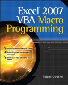 Image for Excel 2007 VBA macro programming
