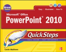 Image for Microsoft Office PowerPoint 2010 QuickSteps