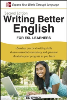 Image for Writing better English for ESL learners