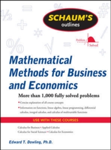 Image for Schaum's outline of mathematical methods for business and economics