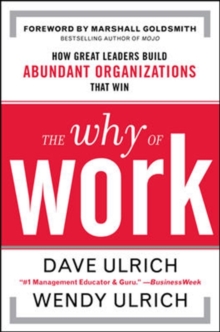 Image for The why of work  : how great leaders build abundant organizations that win