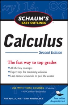 Schaum’s Easy Outline of Calculus, Second Edition