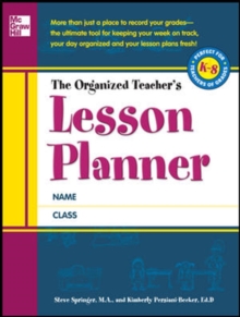 Image for The Organized Teacher's Lesson Planner