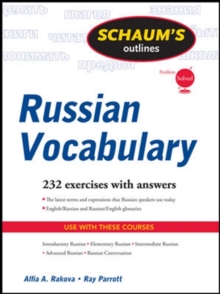 Image for Schaum's outline of Russian vocabulary