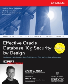 Image for Effective Oracle Database 10g security by design