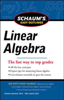 Image for Schaums Easy Outline of Linear Algebra Revised