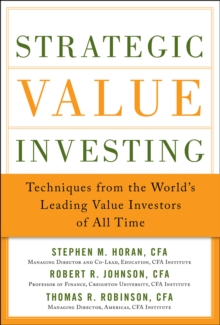 Image for Strategic value investing: practical techniques of value investors
