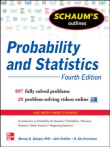 Image for Schaum's Outline of Probability and Statistics