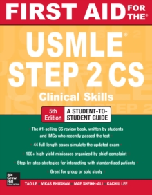 Image for First Aid for the USMLE Step 2 CS, Fifth Edition