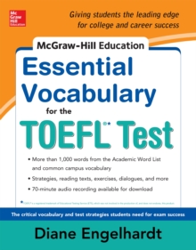 Image for McGraw-Hill Education Essential Vocabulary for the TOEFL(R) Test with Audio Disk