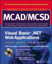 Image for MCAD/MCSD "Visual Basic.Net" Web Applications Study Guide (Exam 70-305)