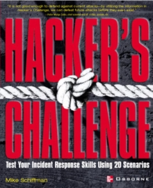 Image for Hacker's challenge: test your incident response skills using 20 scenarios