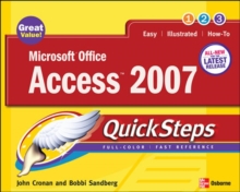 Image for Microsoft Office Access 2007 QuickSteps