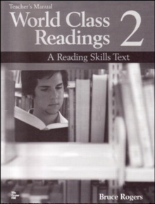 Image for World Class Readings 2 Teacher's Manual/answer Key