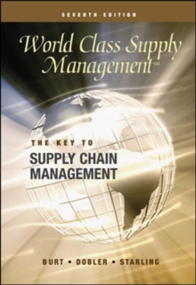 Image for World Class Supply Management: The Key to Supply Chain Management