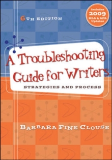Image for A Troubleshooting Guide for Writers