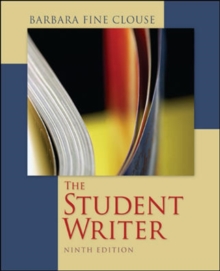 Image for The student writer : editor and critic
