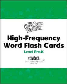 Image for Open Court Reading PreK, High Frequency Flash Cards