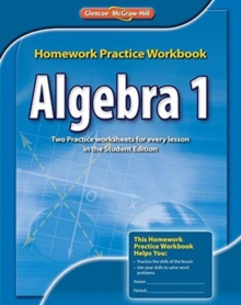 Image for GLE ALG 1 CCSS HMWRK PRA WBK12