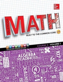 Image for Glencoe Math, Course 3, Student Edition, Volume 1