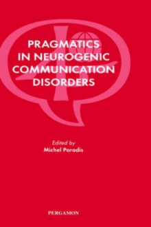 Image for Pragmatics in neurogenic communication disorders