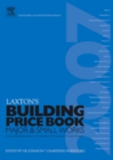 Image for Laxton's building price book 2007: major & small works