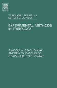 Image for Experimental methods in tribology