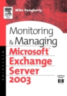 Image for Monitoring and managing Microsoft Exchange server 2003