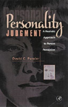 Image for Personality judgment: a realistic approach to person perception