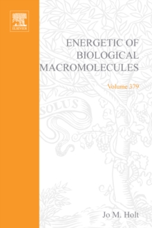 Image for Energetics of Biological Macromolecules, Part D