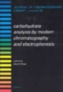 Image for Carbohydrate analysis by modern chromatography and electrophoresis