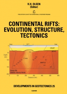 Image for Continental rifts: evolution, structure, tectonics