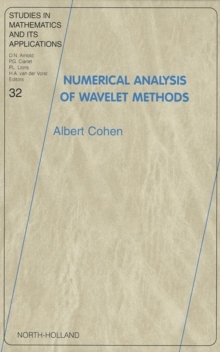 Image for Numerical analysis of wavelet methods