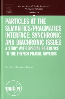Image for Particles at the Semantics/Pragmatics Interface