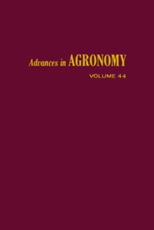 Image for ADVANCES IN AGRONOMY VOLUME 44