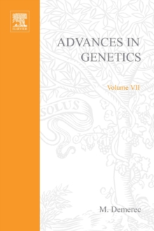 Image for ADVANCES IN GENETICS VOLUME 7
