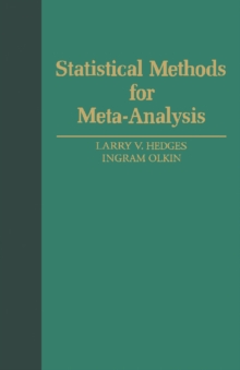 Image for Statistical methods for meta-analysis