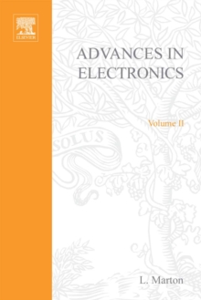 Image for ADVANCES ELECTRONC &ELECTRON PHYSICS V2