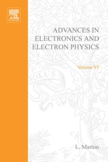 Image for ADVANCES ELECTRONIC &ELECTRON PHYSICS V6