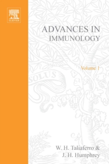 Image for ADVANCES IN IMMUNOLOGY VOLUME 1