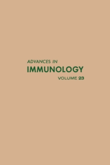 Image for Advances in Immunology. Vol.23