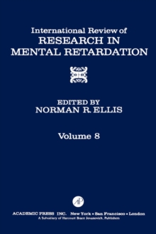 Image for International Review of Research in Mental Retardation.