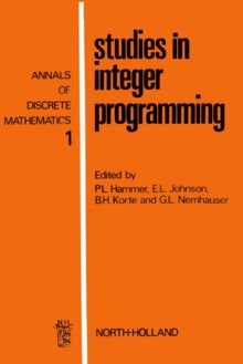 Image for Studies in integer programming