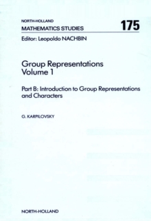 Image for Group representations.