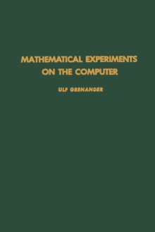 Image for Mathematical Experiments On the Computer