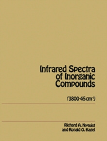 Image for Infrared Spectra of Inorganic Compounds (3800-45cm... [to the Minus One])