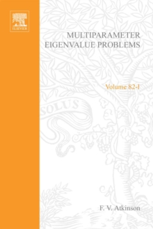 Image for Multiparameter eigenvalue problems